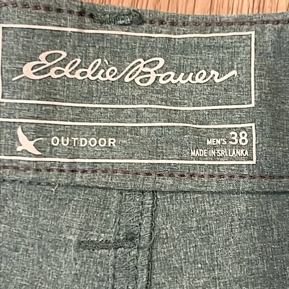 NWT Eddie Bauer Amphib Cargo Shorts Outdoor 38 Waist Athletic Hiking Blue - Picture 10 of 16